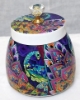 Picture of Peacock designed Metal jars( set of 4 pcs)