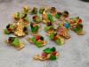 Picture of Peacock Design with Haldi Kumkum ( pack of 20 pcs)