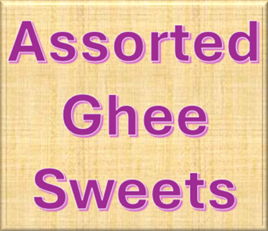 Picture of Assorted Ghee Sweets - Pick your choices