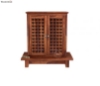 Picture of Wood Home Temple With Intricate Carving Doors - PMD1004 -